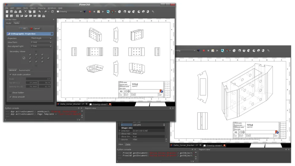 CAM software screenshot machining reference photograph