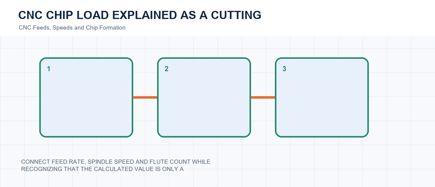 CNC Chip Load Explained as a Cutting Relationship technical decision diagram